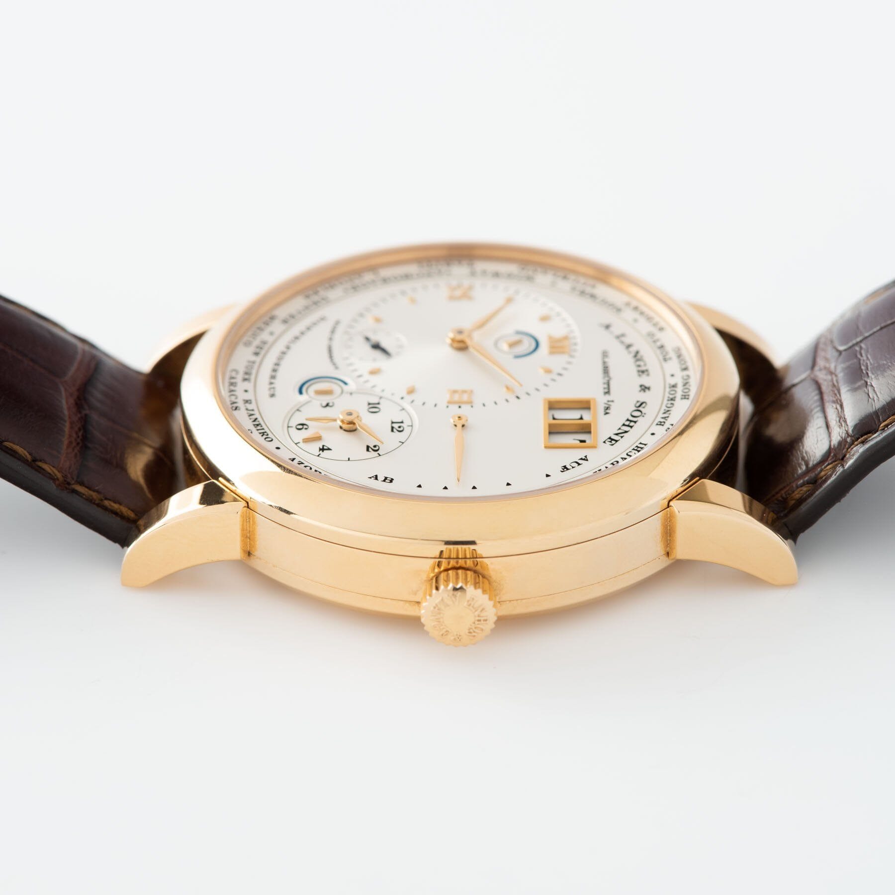 A. Lange S hne Lange 1 Time Zone Pink Gold