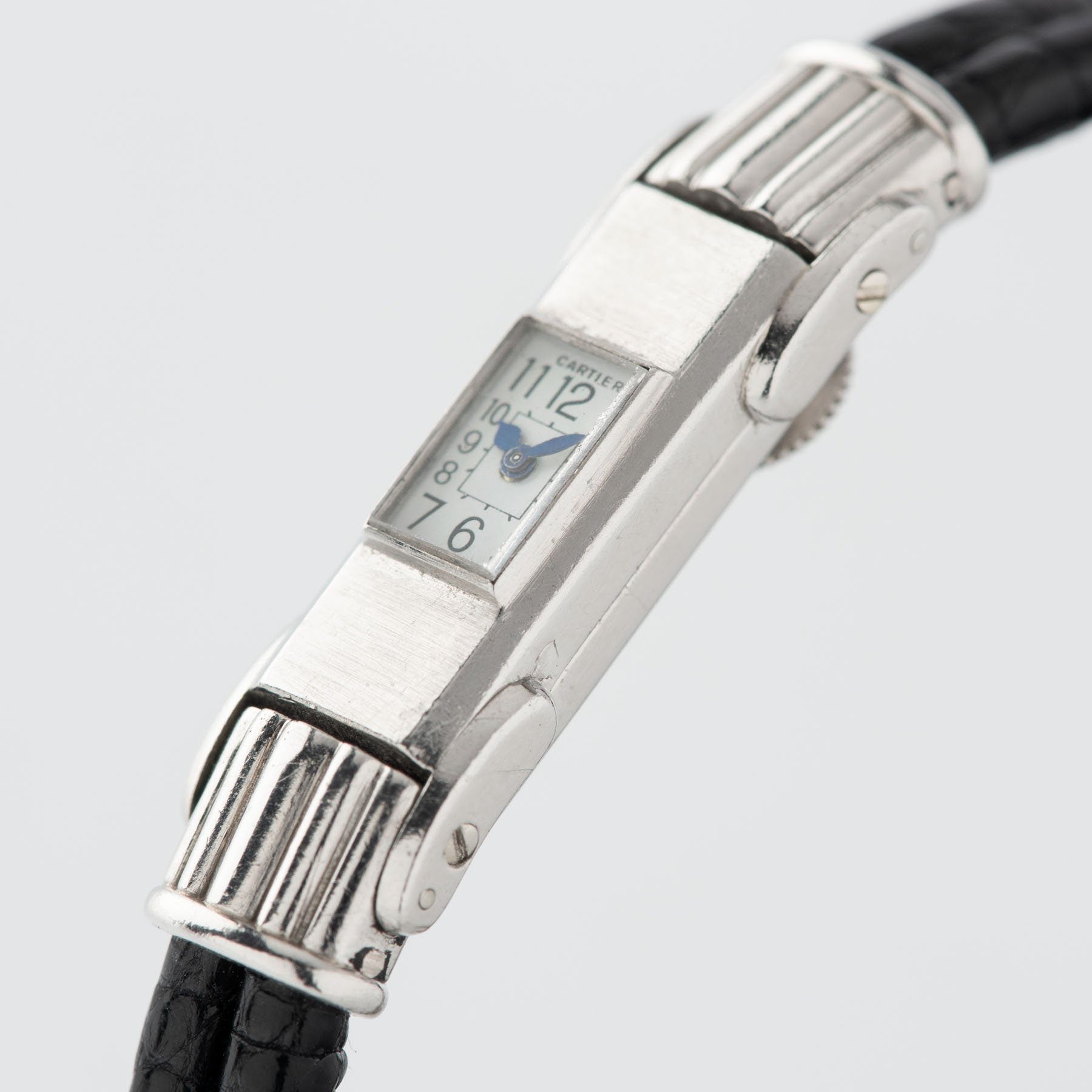 Cartier Duoplan Platinum 1930s Ladies Watch