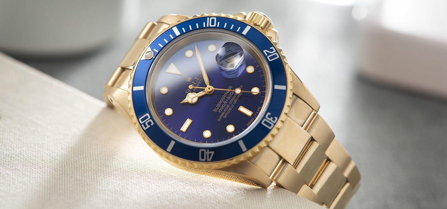 Gold rolex purple discount face