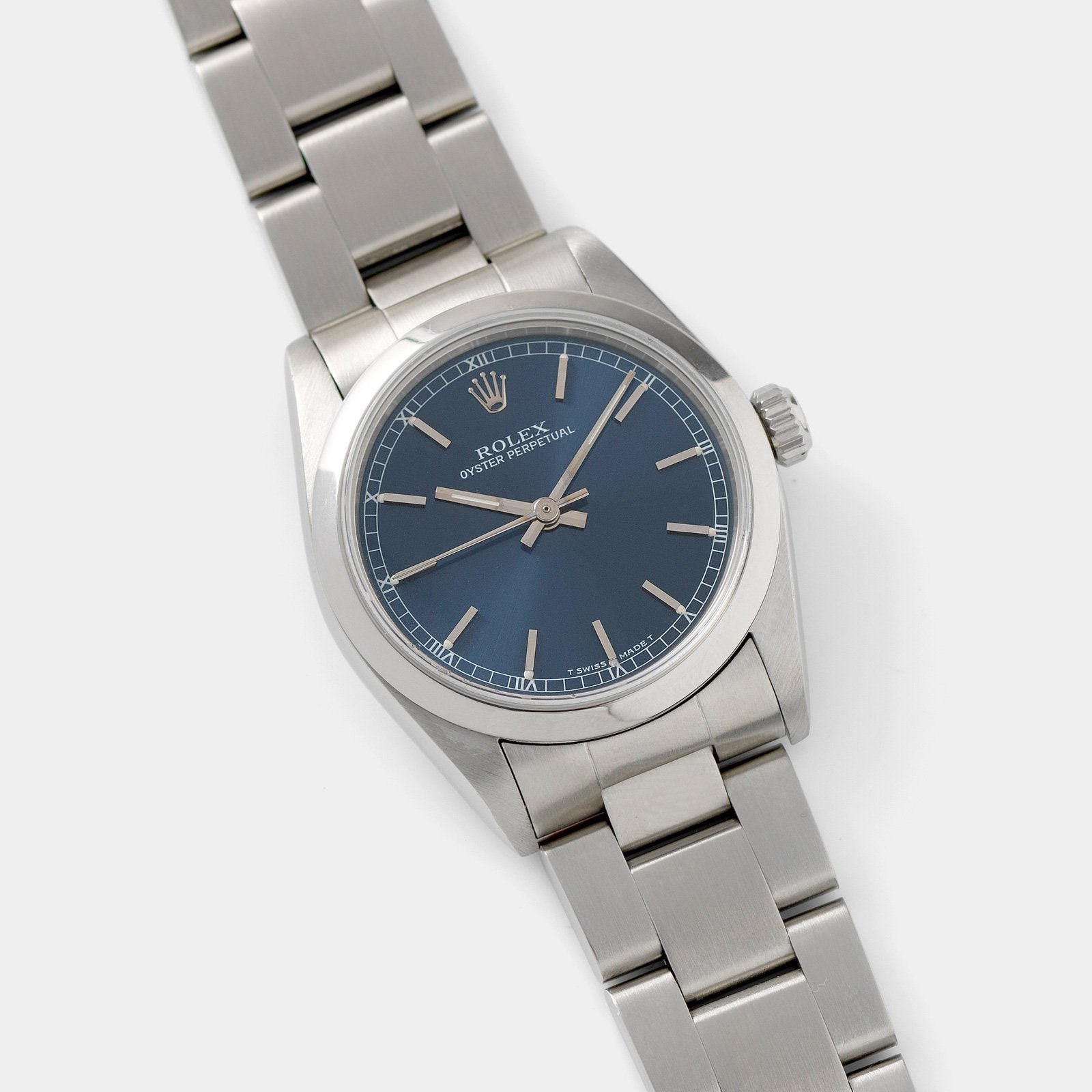 Rolex Oyster Perpetual 67480 Blue Dial 31mm