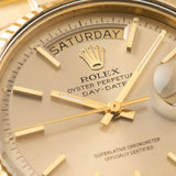 Rolex Day-Date Champagne Dial Yellow Gold 1803 great dial