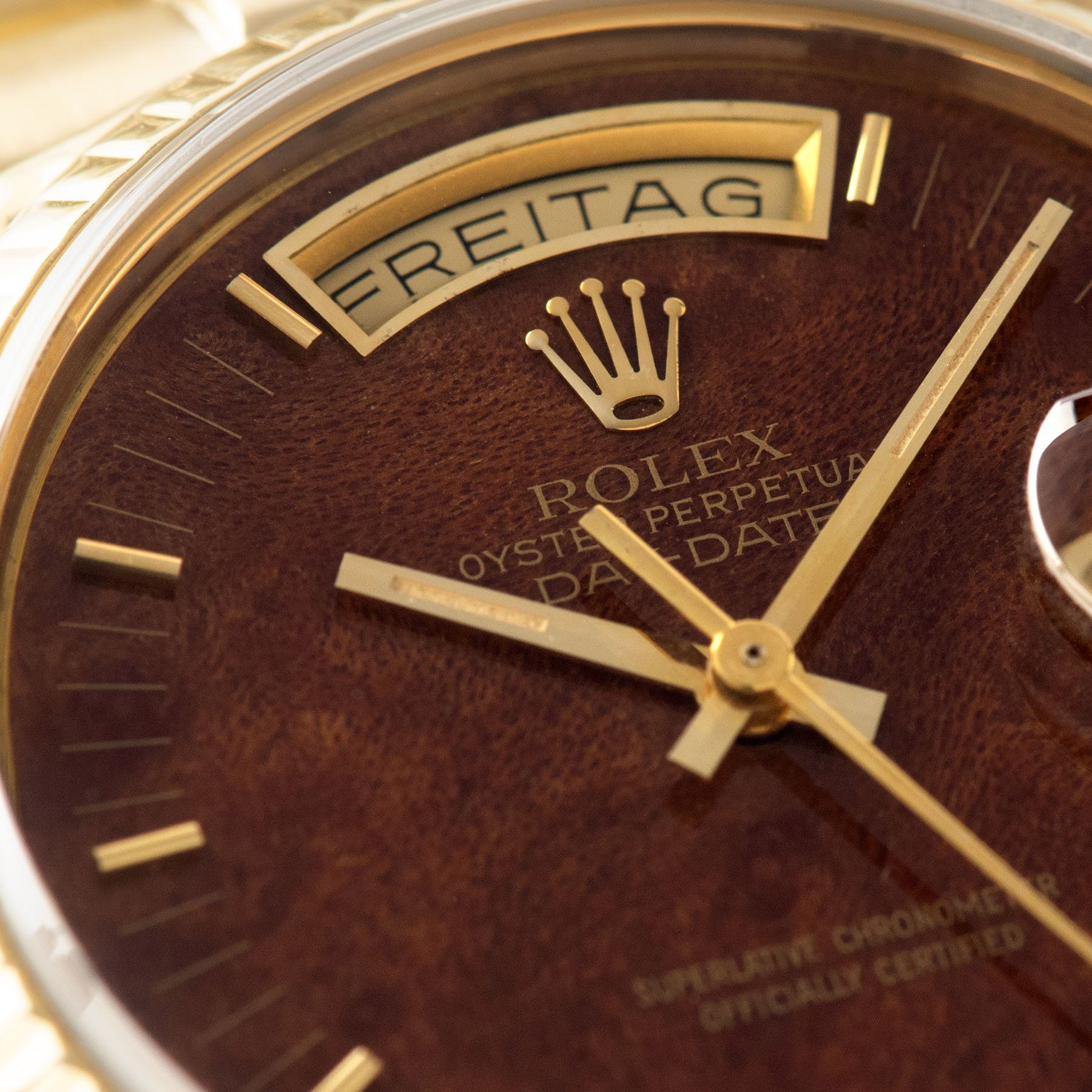 Rolex Day-Date Wood Dial Reference 18038