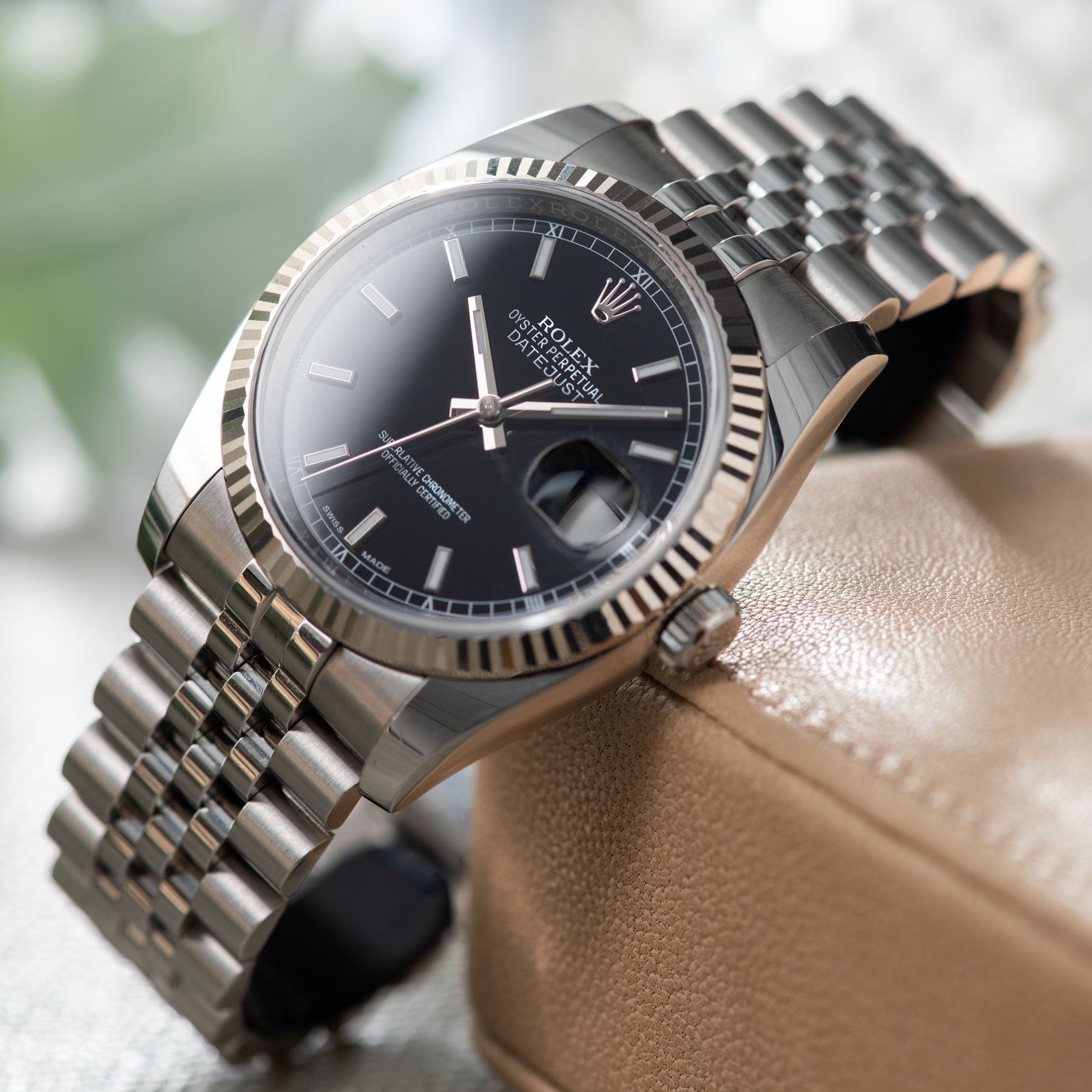 Rolex datejust outlet jubilee black dial