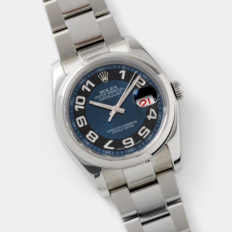 Datejust Blue Dial Arabic Numerals – Bulang and Sons