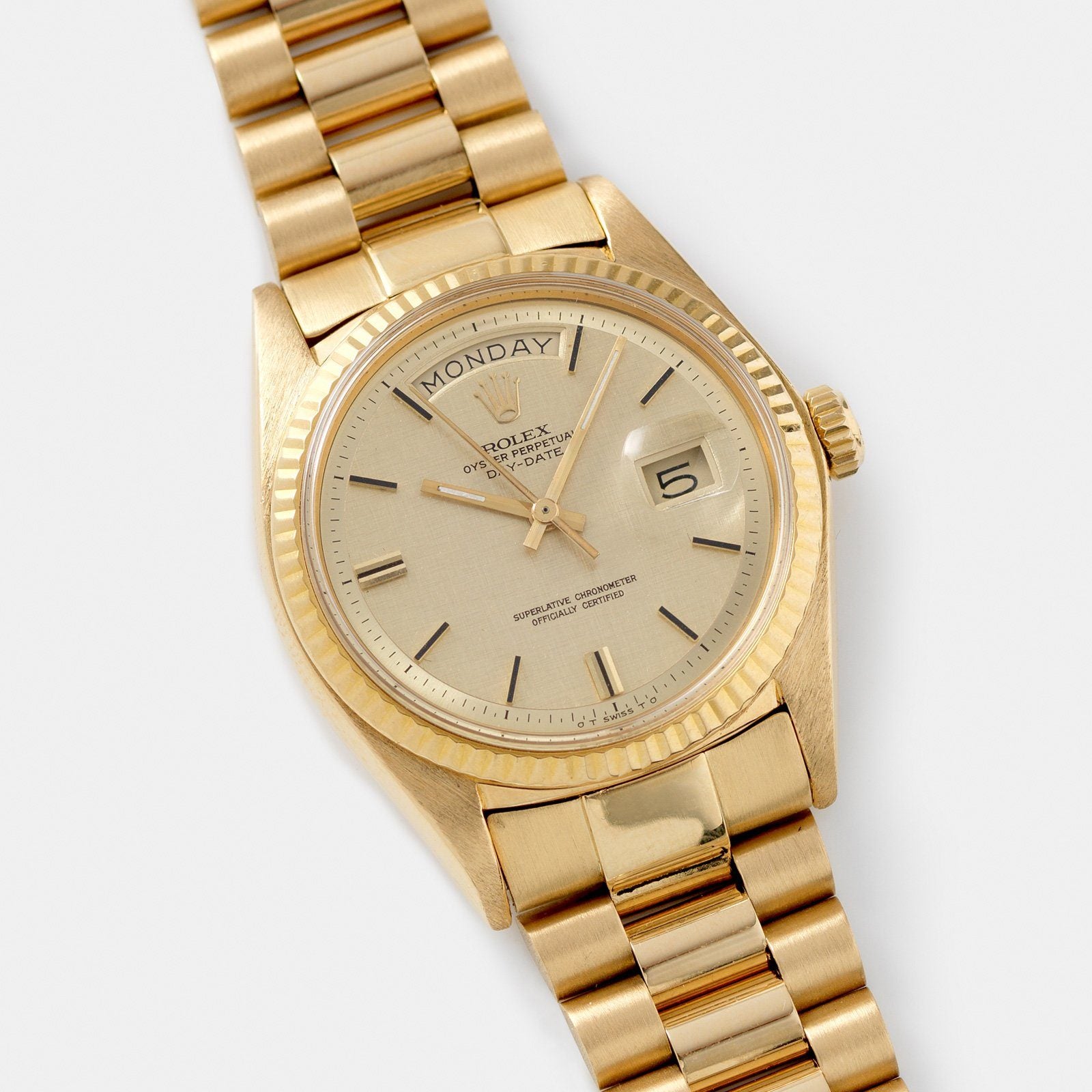 Rolex Day-Date in Yellow Gold ref 1803 Grey Dial 1971 on President