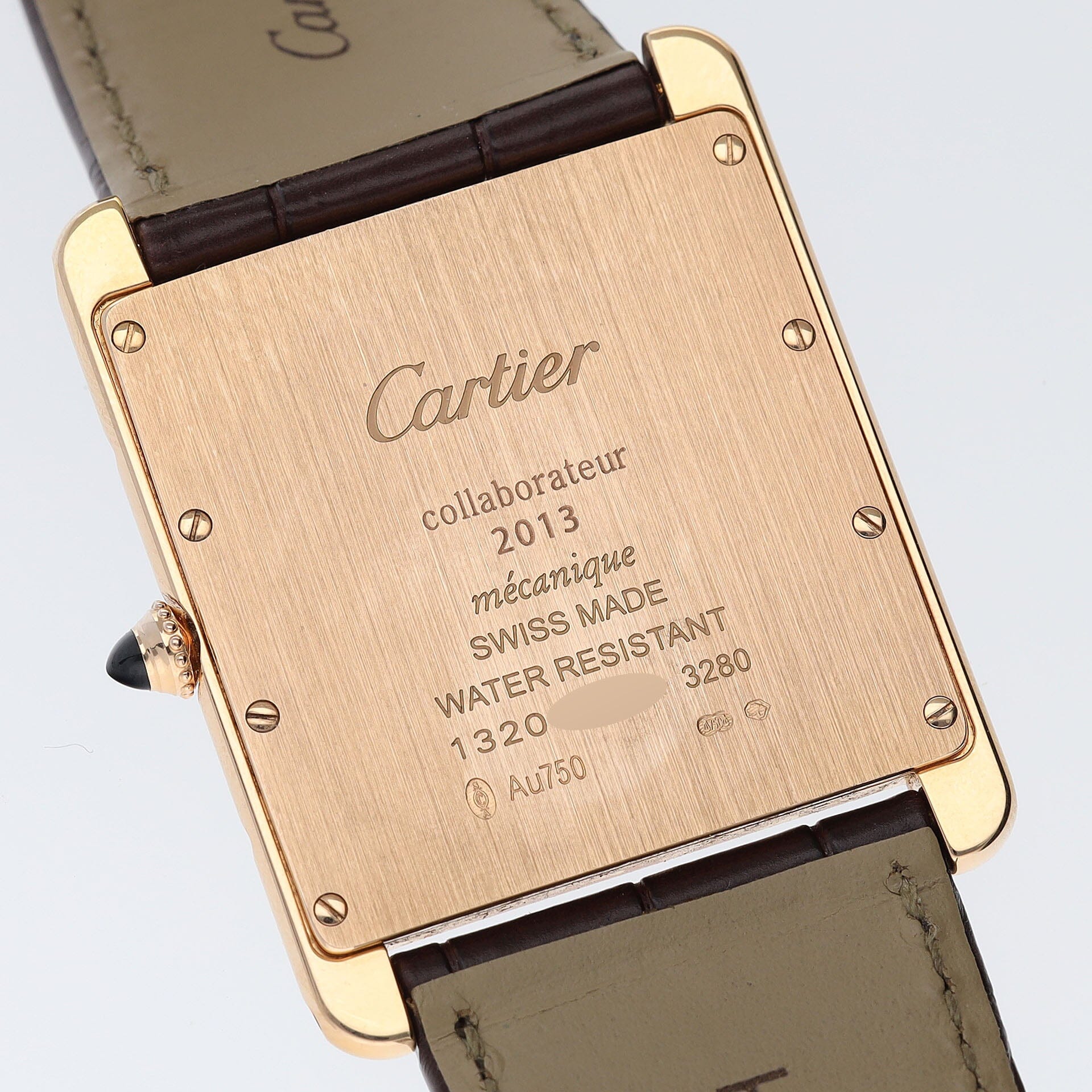 Cartier Tank Louis XL 3280 Collaborateur Edition 18kt Rose Gold Box an