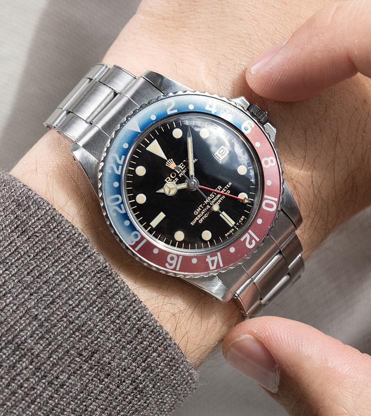 Rolex gmt hotsell faded bezel