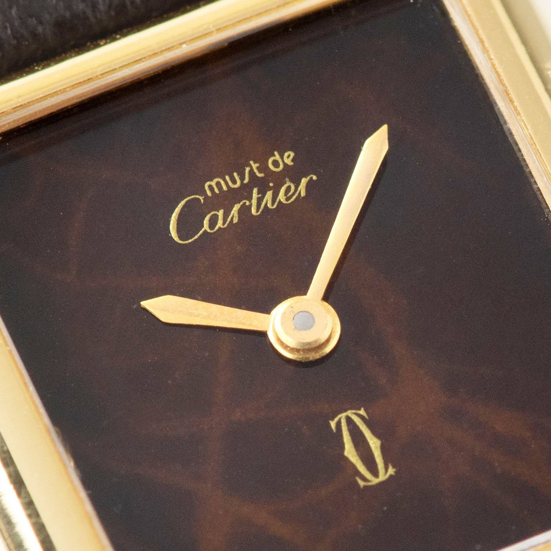 Cartier Tank Must de Cartier Wood-Effect Dial