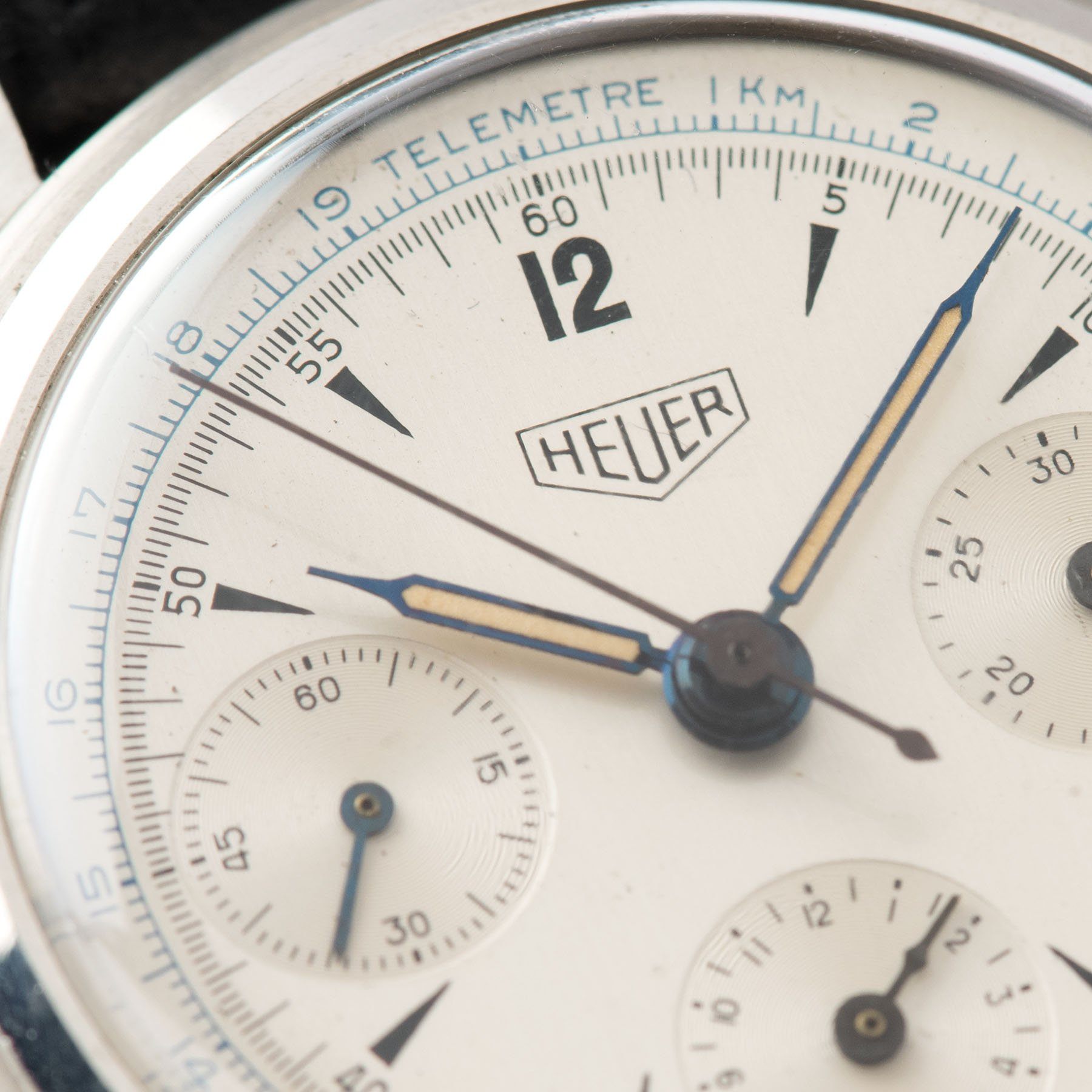 Heuer Pre-Carrera Step Case Chronograph