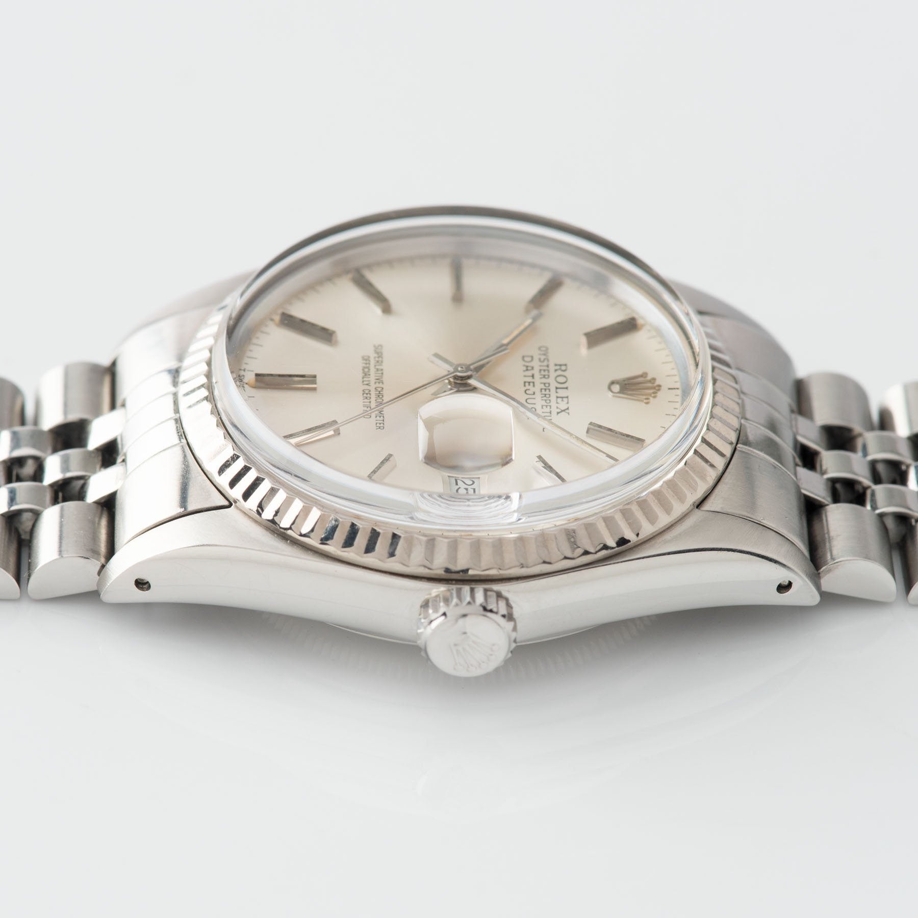 Rolex Datejust Reference 16014 Silver Dial