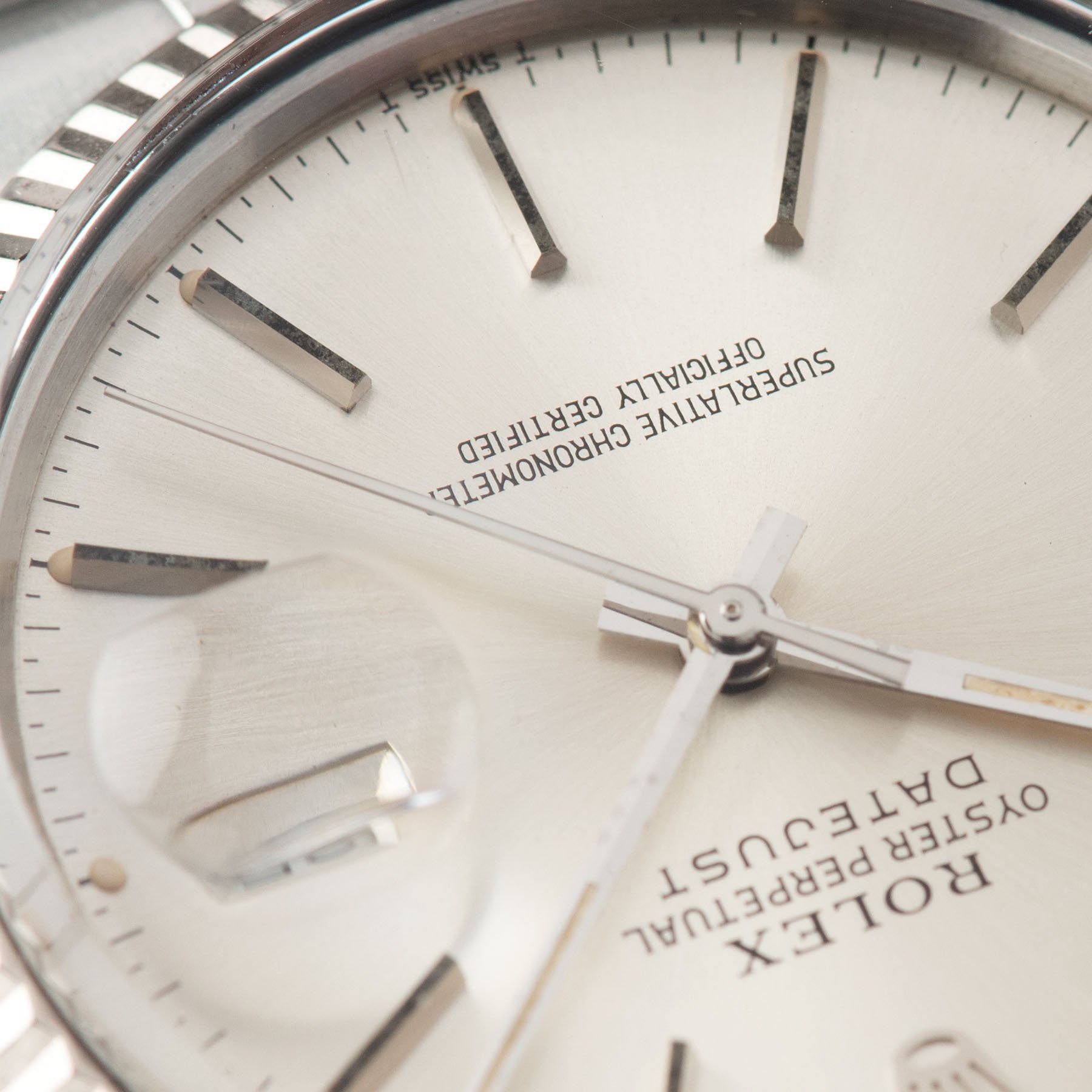 Rolex Datejust Reference 16014 Silver Dial