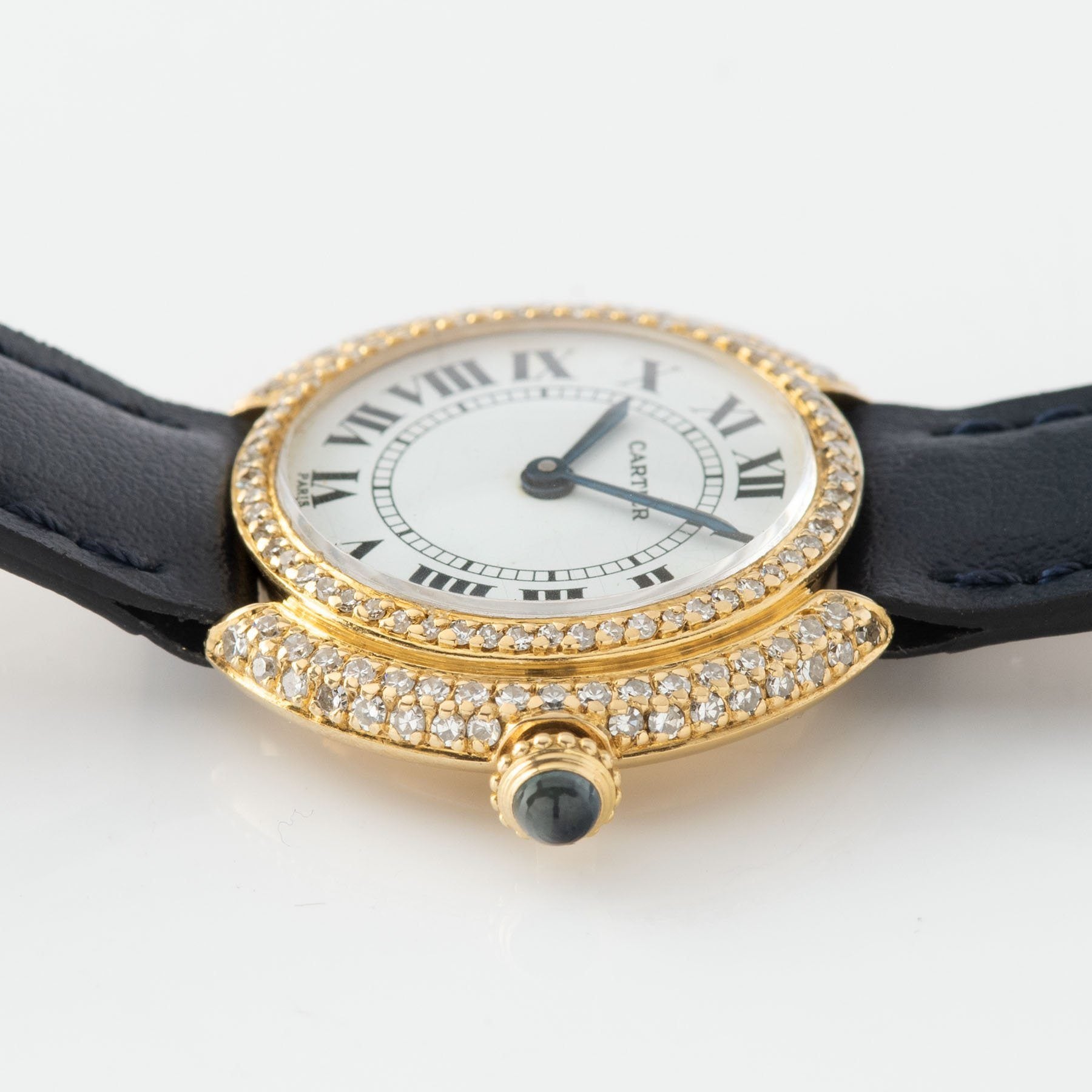 Cartier Cougar 18kt Yellow Gold Diamond Set Ladies Watch