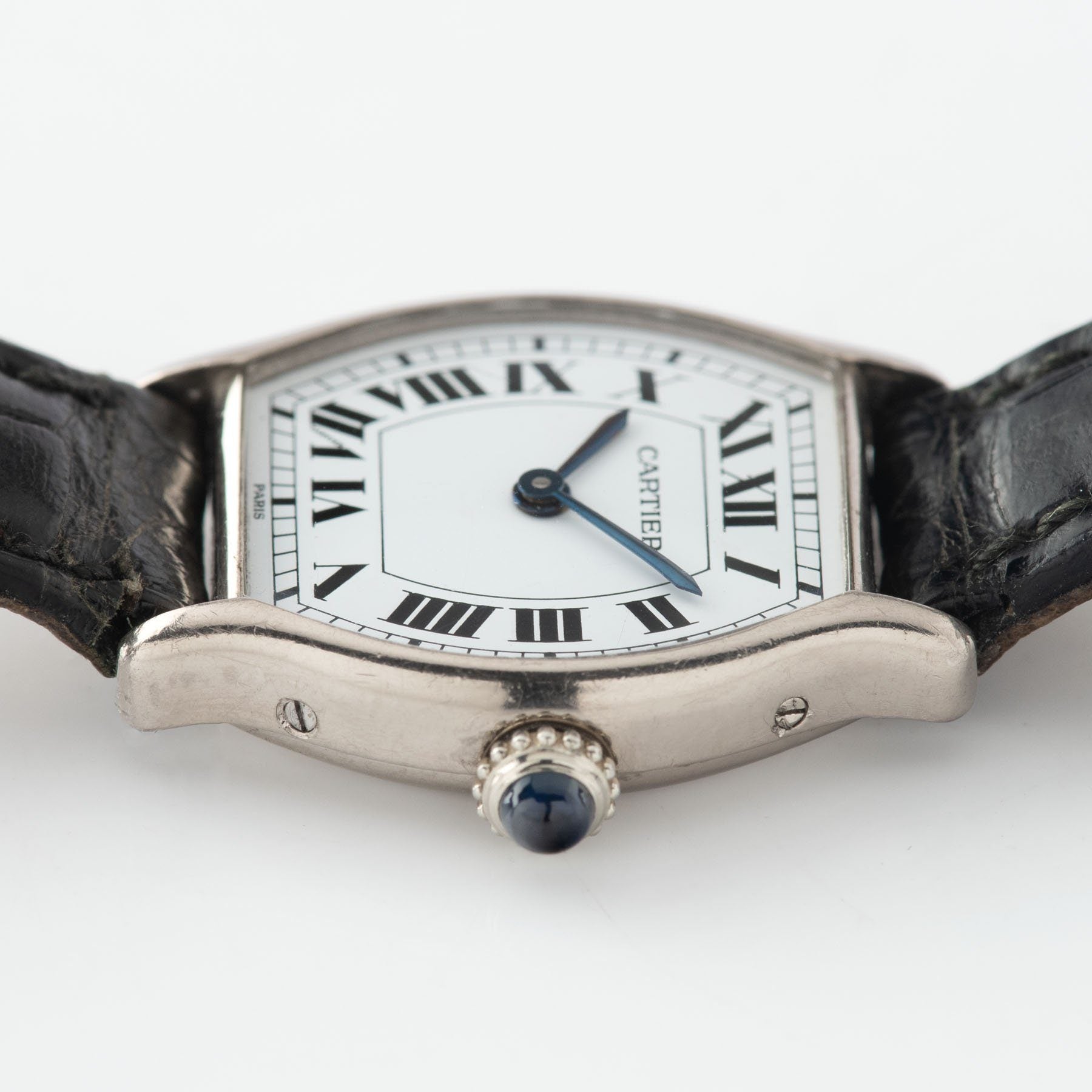 Cartier Tortue White Gold Ladies Watch
