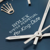 Rolex Air King Date Ref 5700 Blue Dial