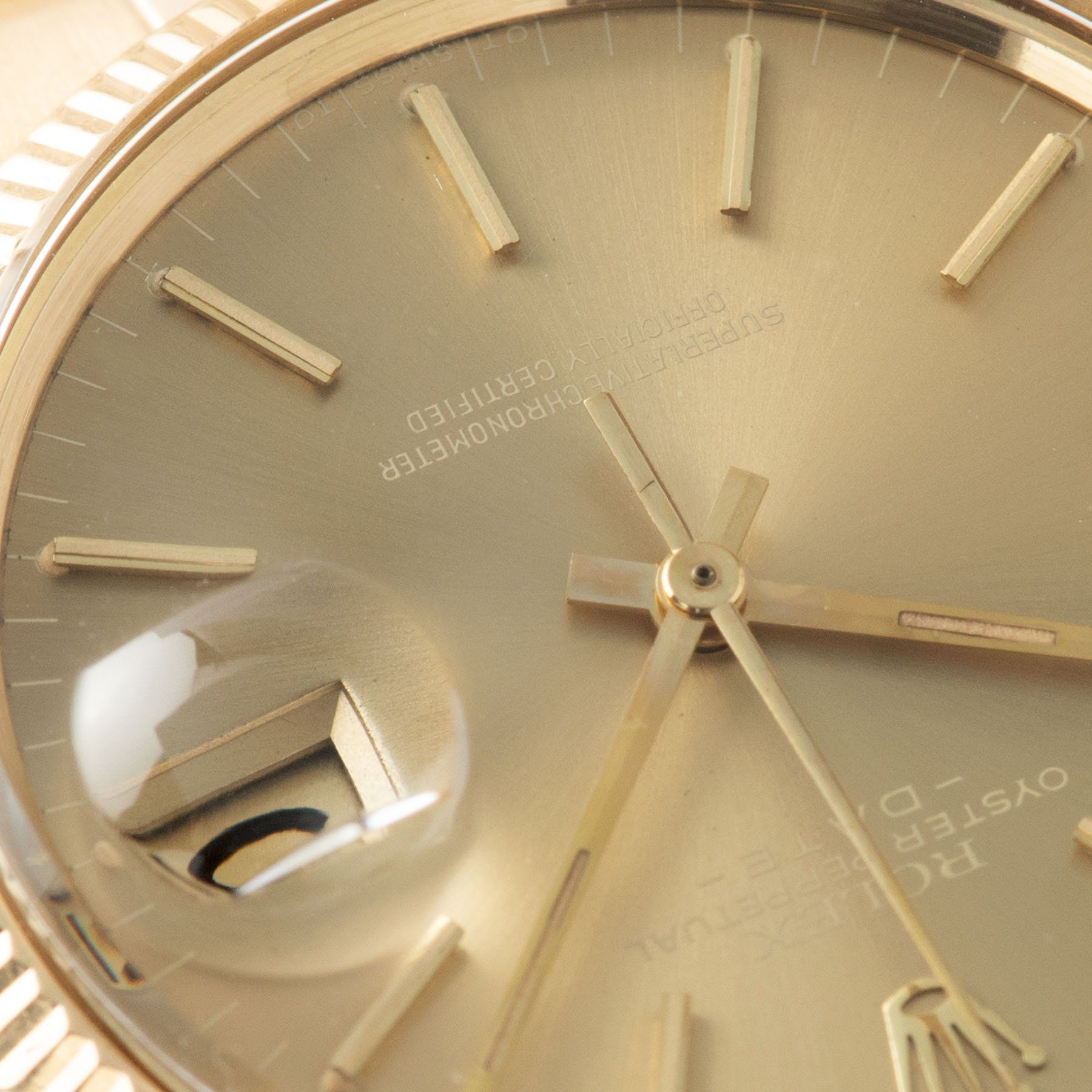 Rolex Yellow Gold Date Reference 1503 Tobacco Dial