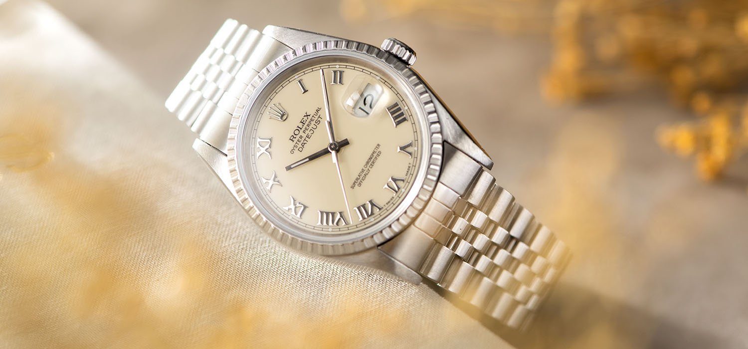 Rolex datejust cream discount dial