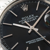 Rolex Datejust Black glossy dial ref 16030