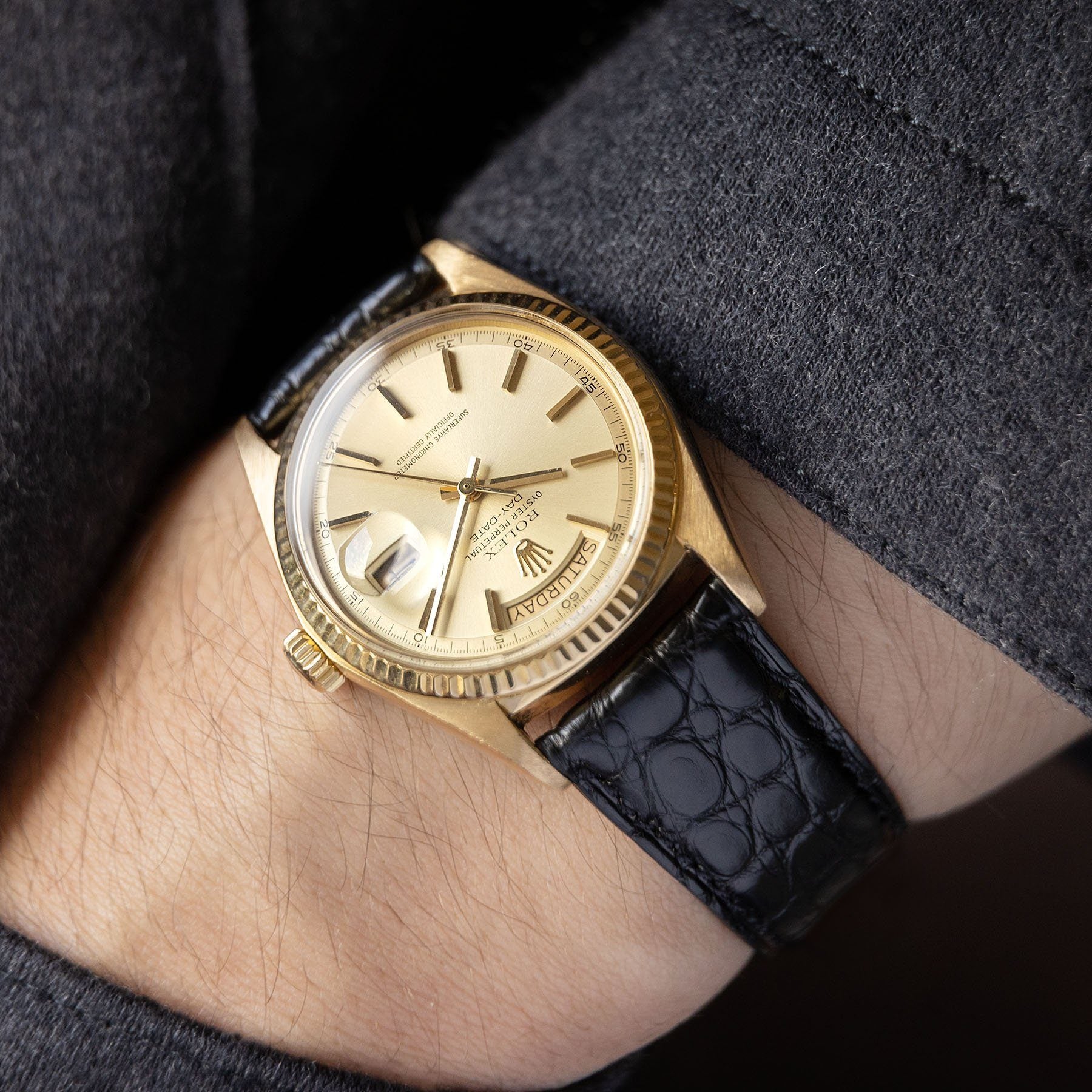 Rolex Day-Date Yellow Gold 1803 Champagne Dial