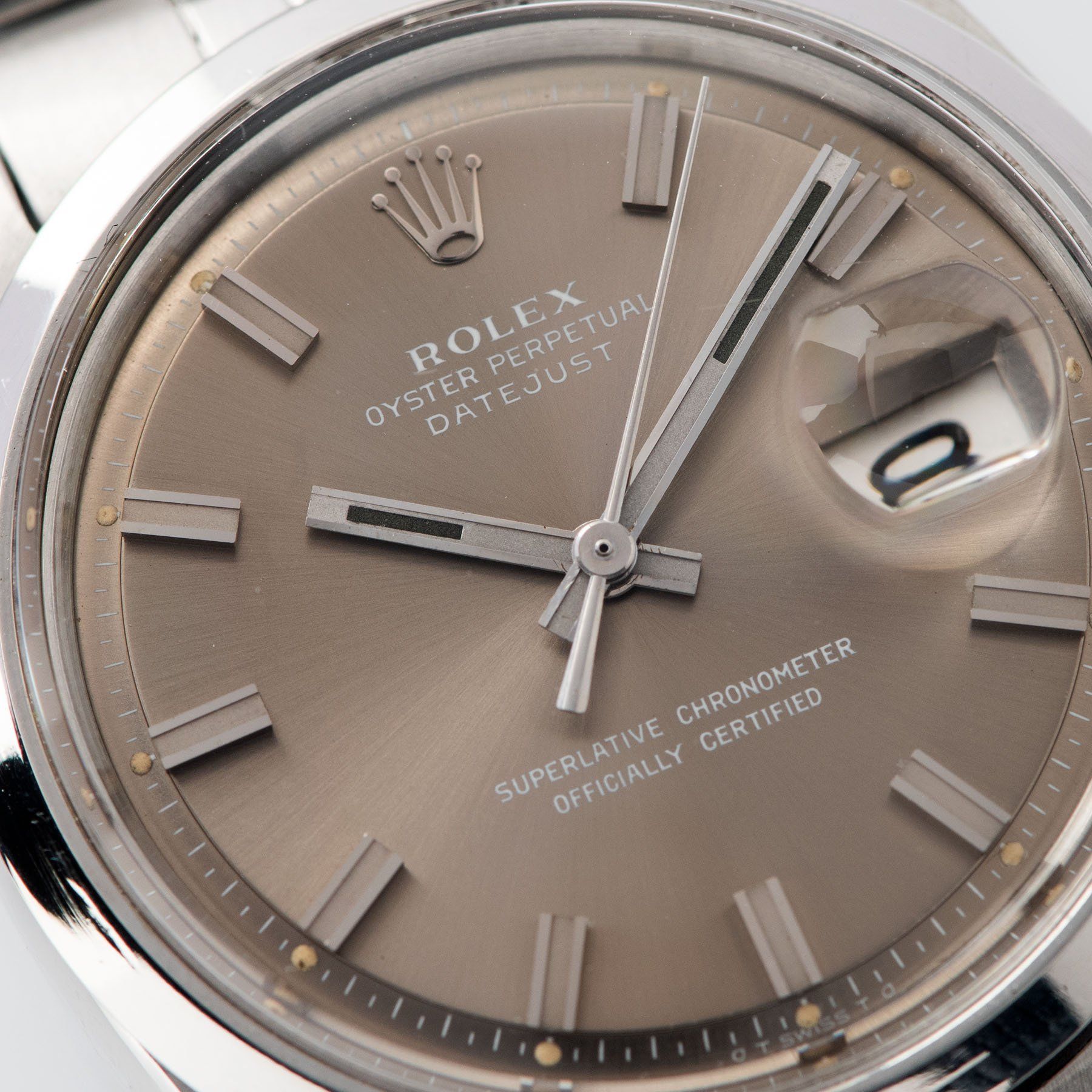 Rolex Datejust 1600 Taupe Wide Boy Dial