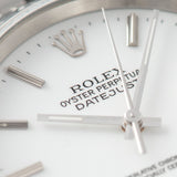 Rolex Datejust White Porcelain Dial Ref. 16220