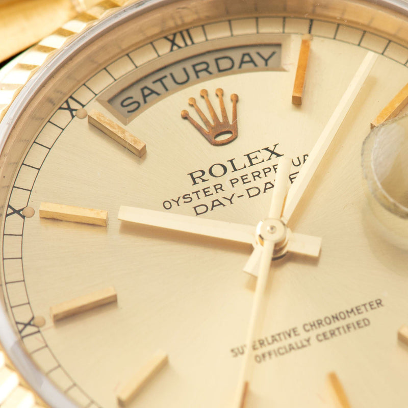 Rolex Day -date champagne dial ref 18238