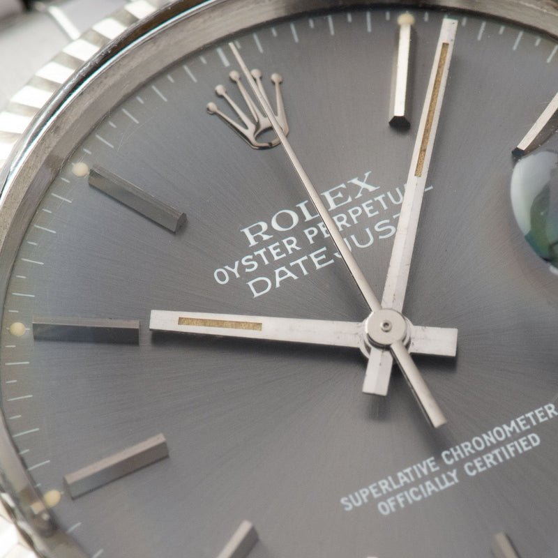 Rolex Datejust Grey dial ref 16014