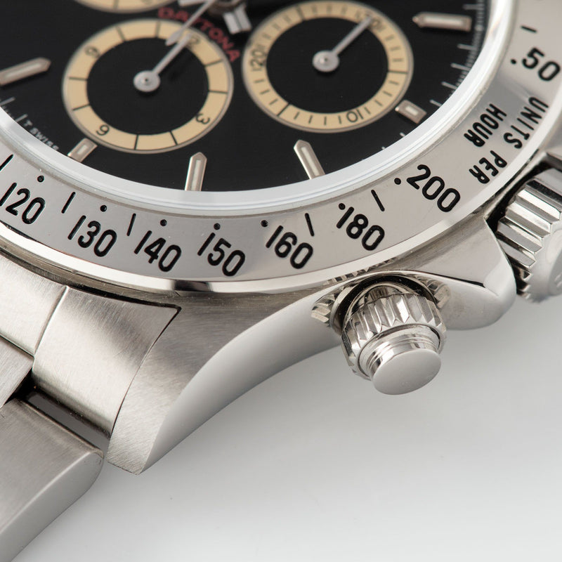 Rolex Daytona Steel 16520 Black Floating Dial 