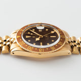 Rolex GMT Master Yellow 1675 Gold Brown Dial
