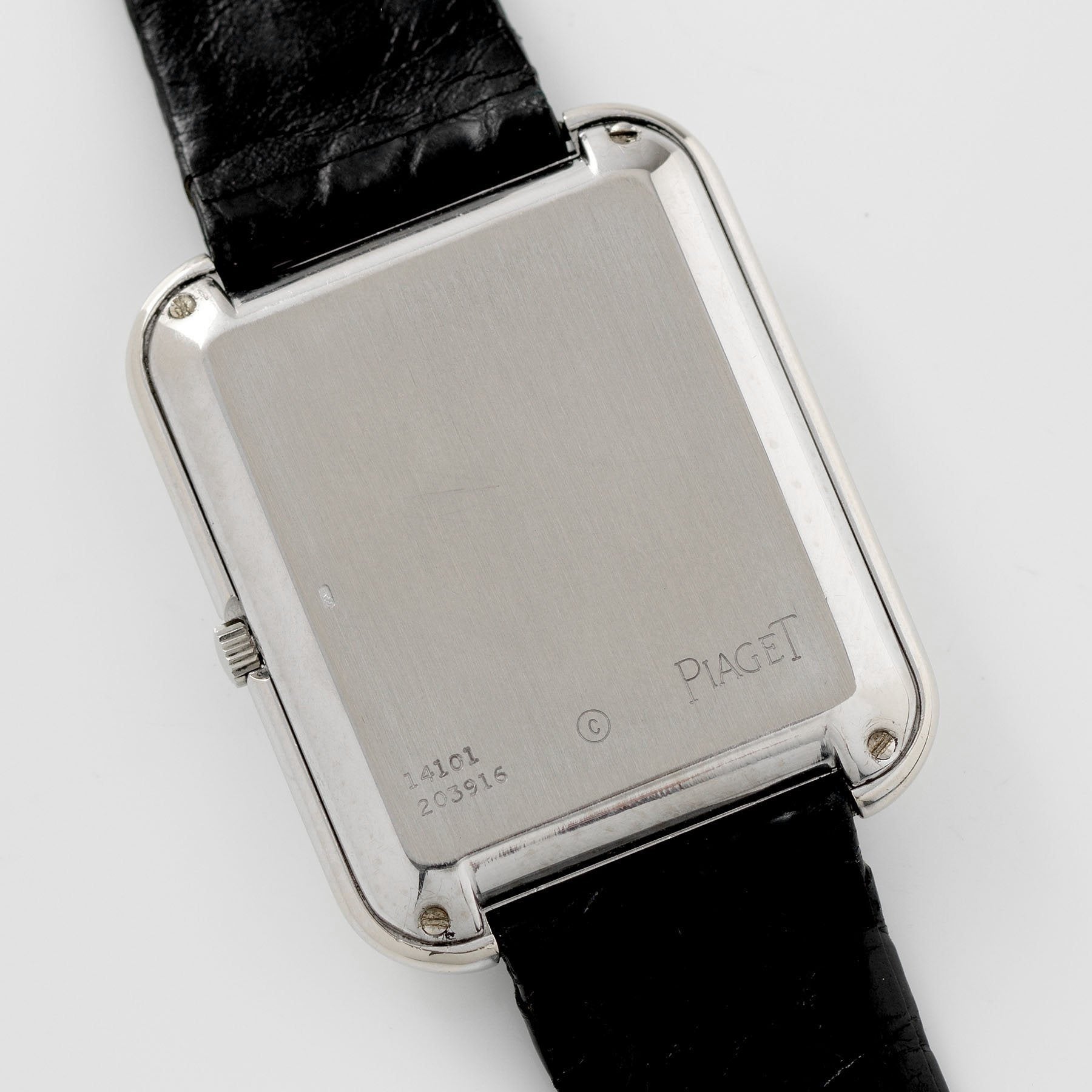 Piaget Onyx Dial White Gold ref 14101 Beta 21 Movement