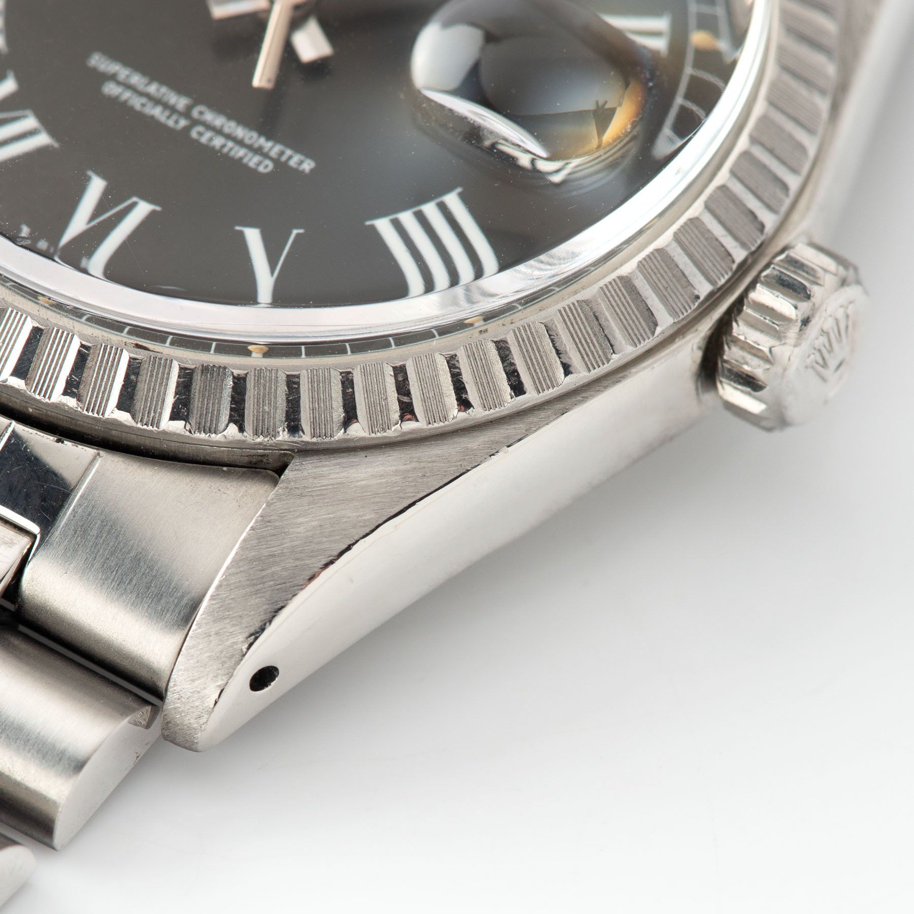 Rolex Datejust Grey Buckley Dial Reference 1603