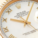 Rolex Datejust Yellow Gold Mother of Pearl Dial 16238