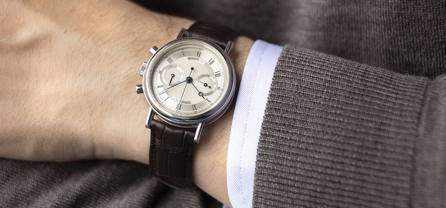 Breguet Classique Chronograph White Gold Ref 3237