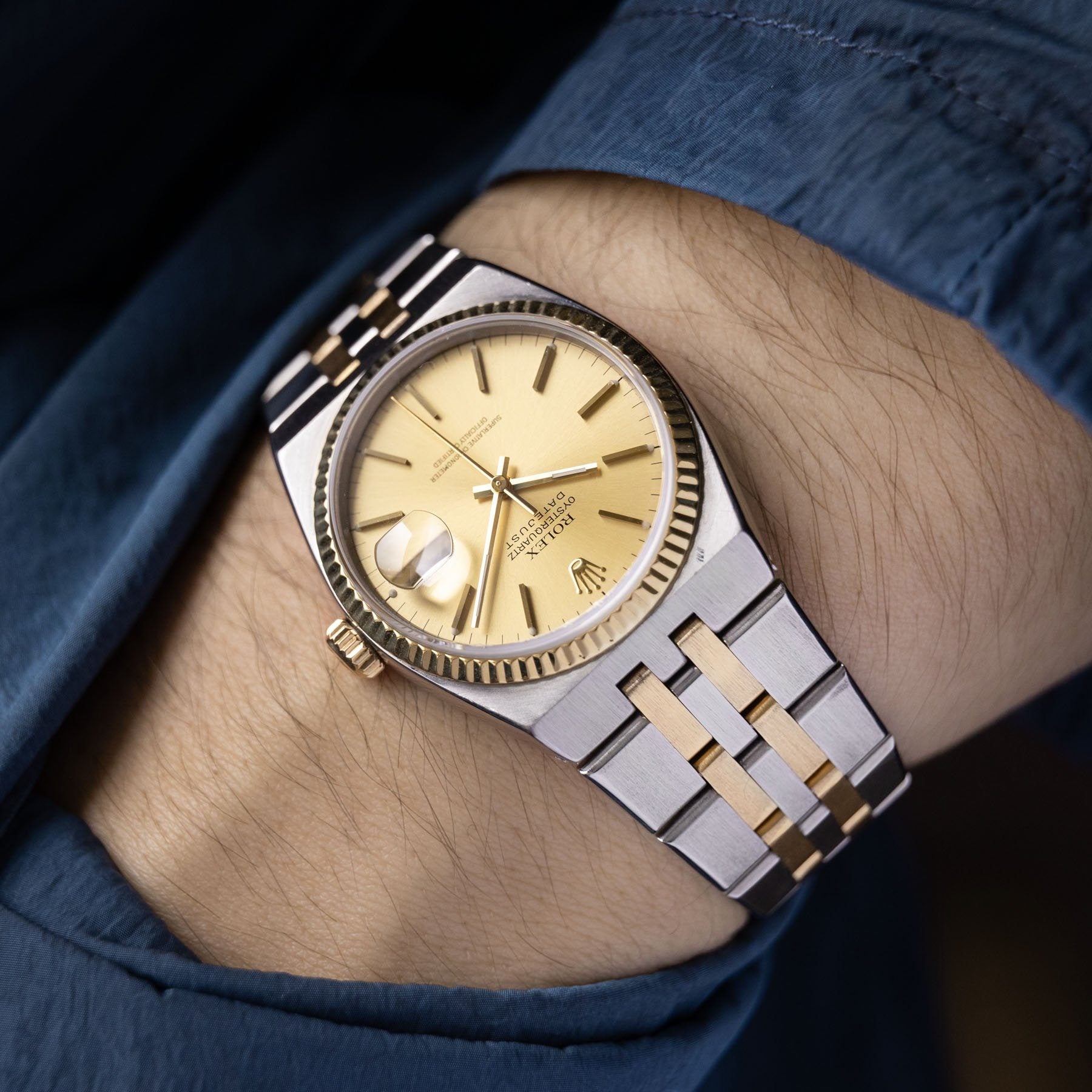 Rolex oysterquartz datejust on sale 17013