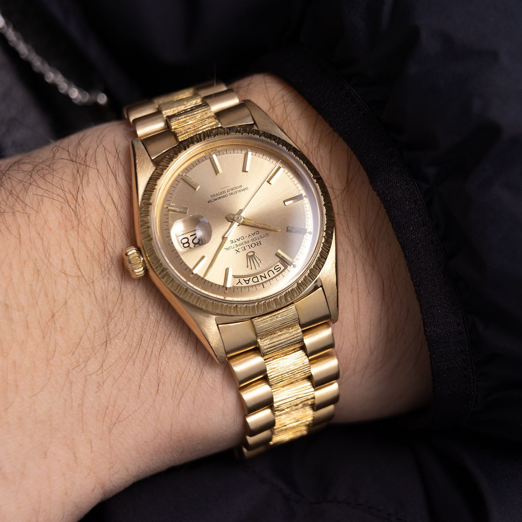 Rolex Day-Date Yellow Gold with Champagne Underline Dial 1807