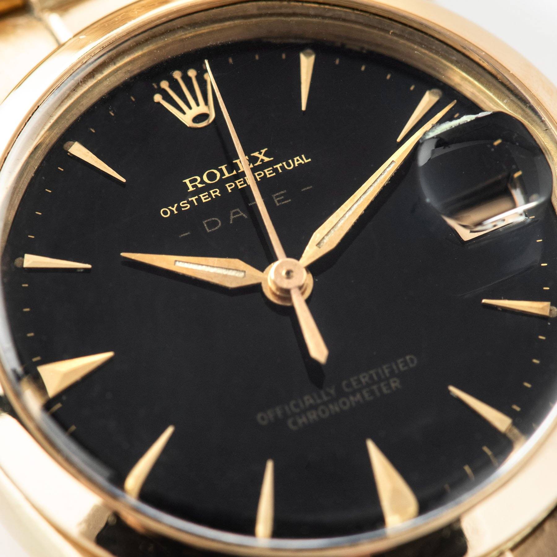Rolex Oyster Perpetual Date Yellow Gold