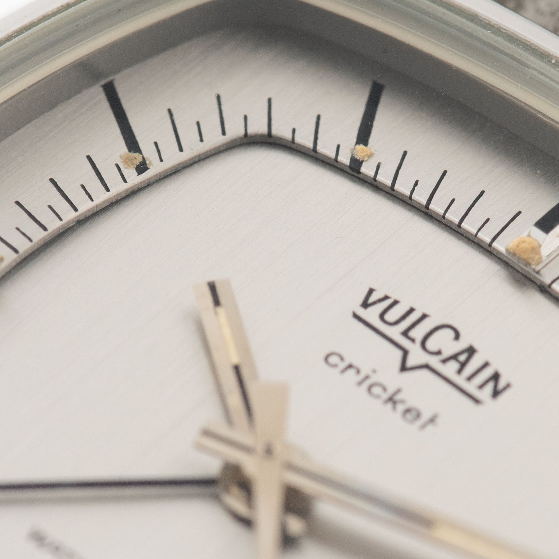 Vulcain Cricket Steel Alarm Watch 1970s