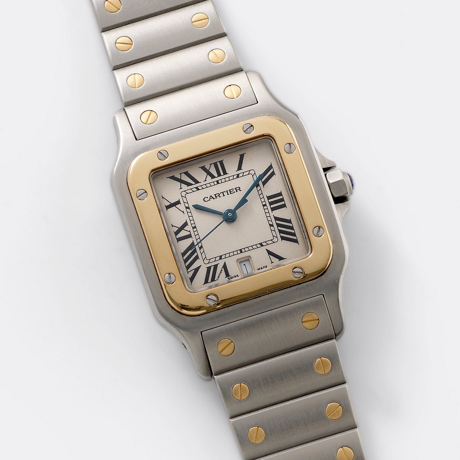 Cartier Santos Steel and Gold Reference 1566