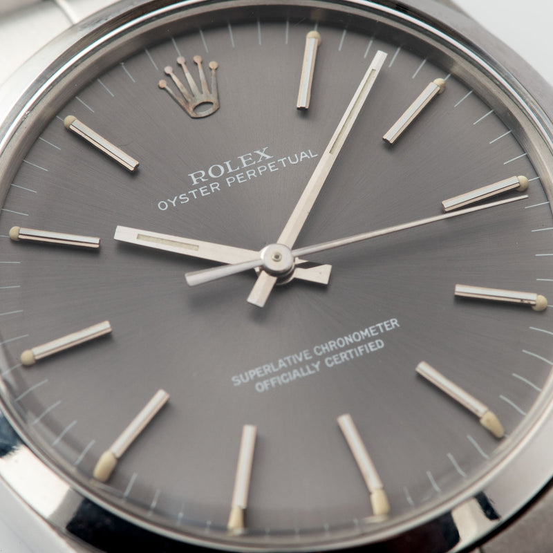 Rolex Oyster Perpetual Reference 1002 Grey Dial 