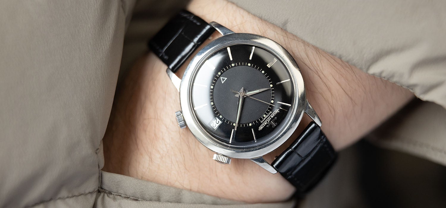 Jaeger le Coultre Memovox Black Dial Ref E855