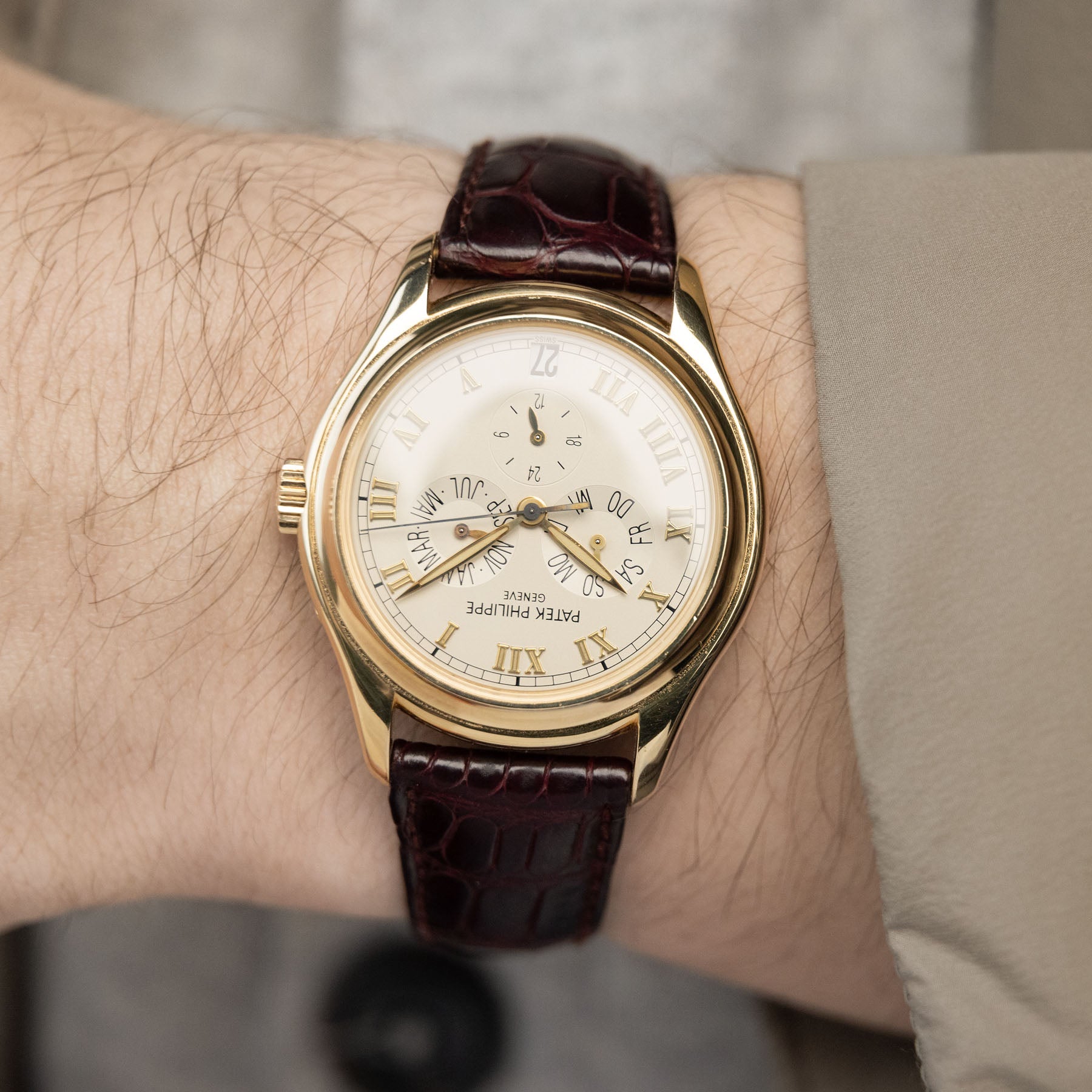 Patek Philippe Annual Calendar Yellow Gold Reference 5035