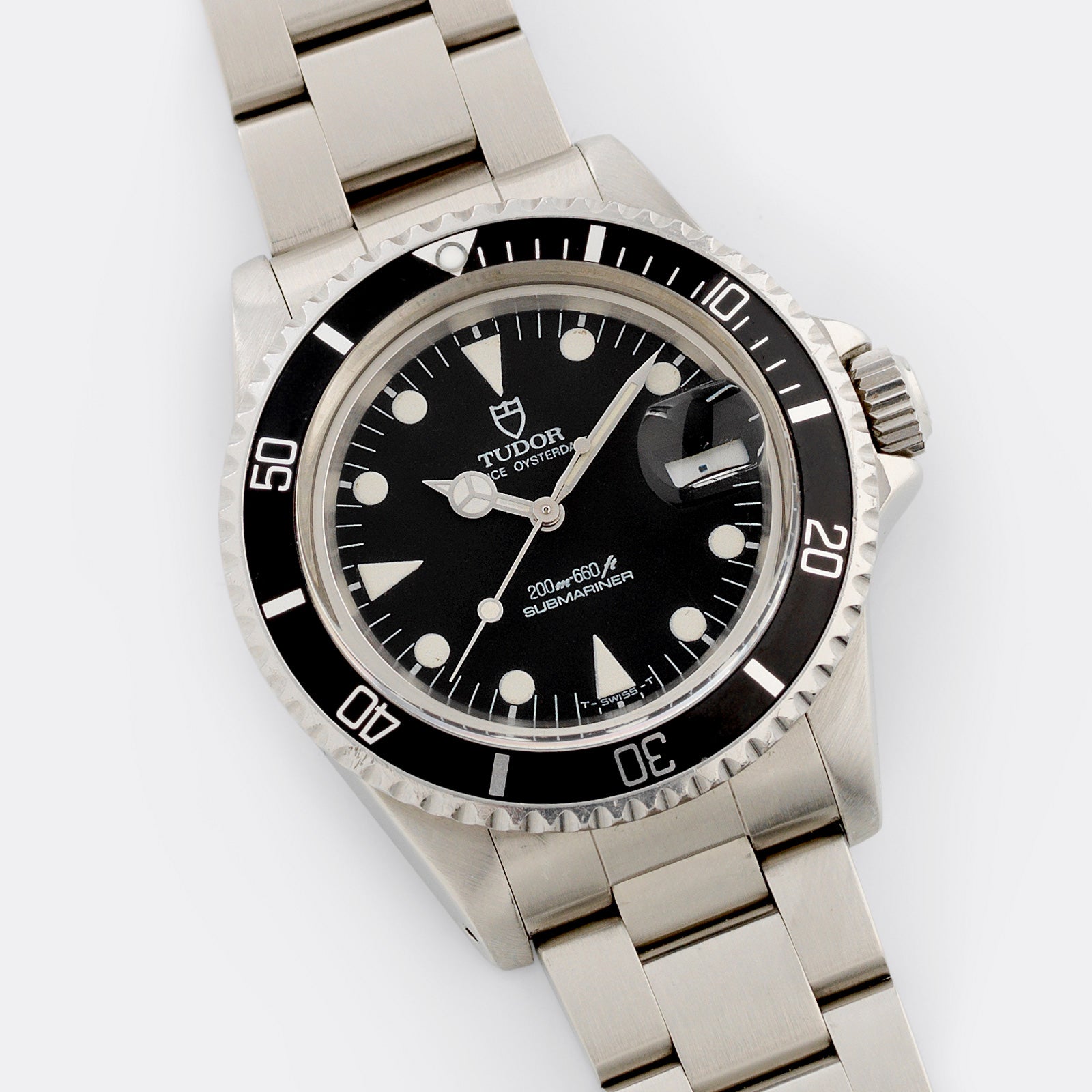 Tudor Submariner Date Black Dial Reference 79090