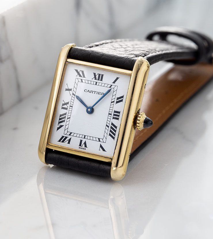 Cartier tank 2025 vintage for sale