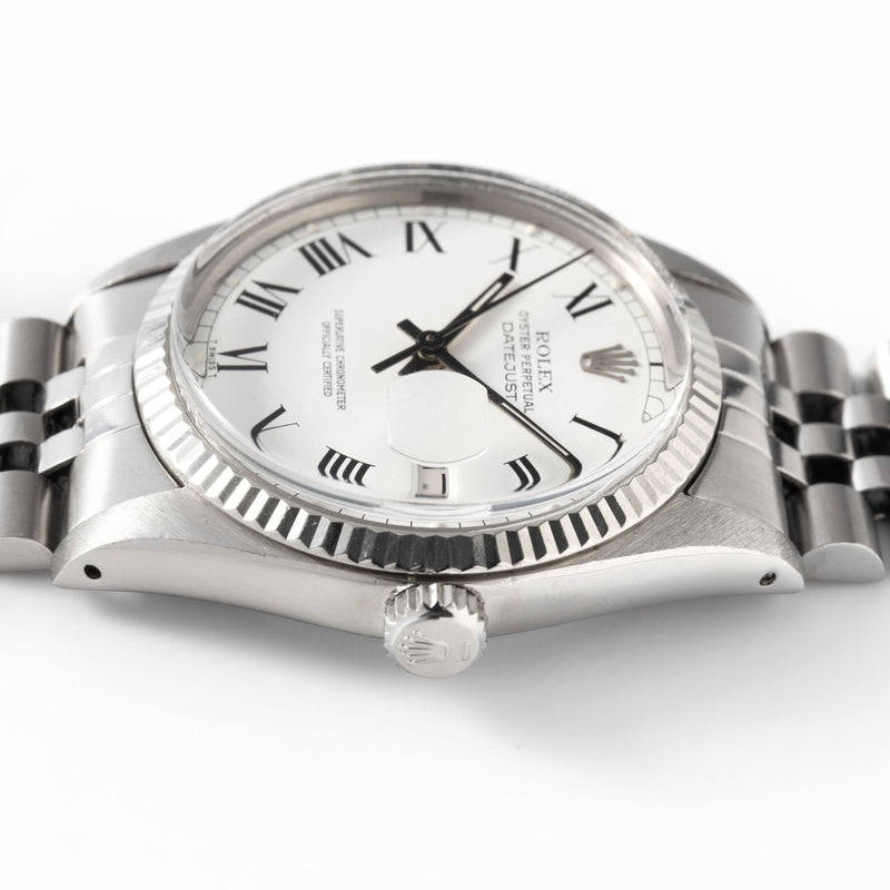Rolex Datejust Reference 16014 White Buckley Dial