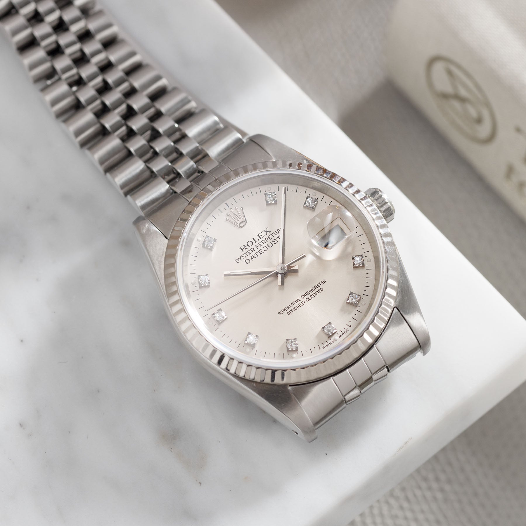 Rolex 16234 2024 diamond dial