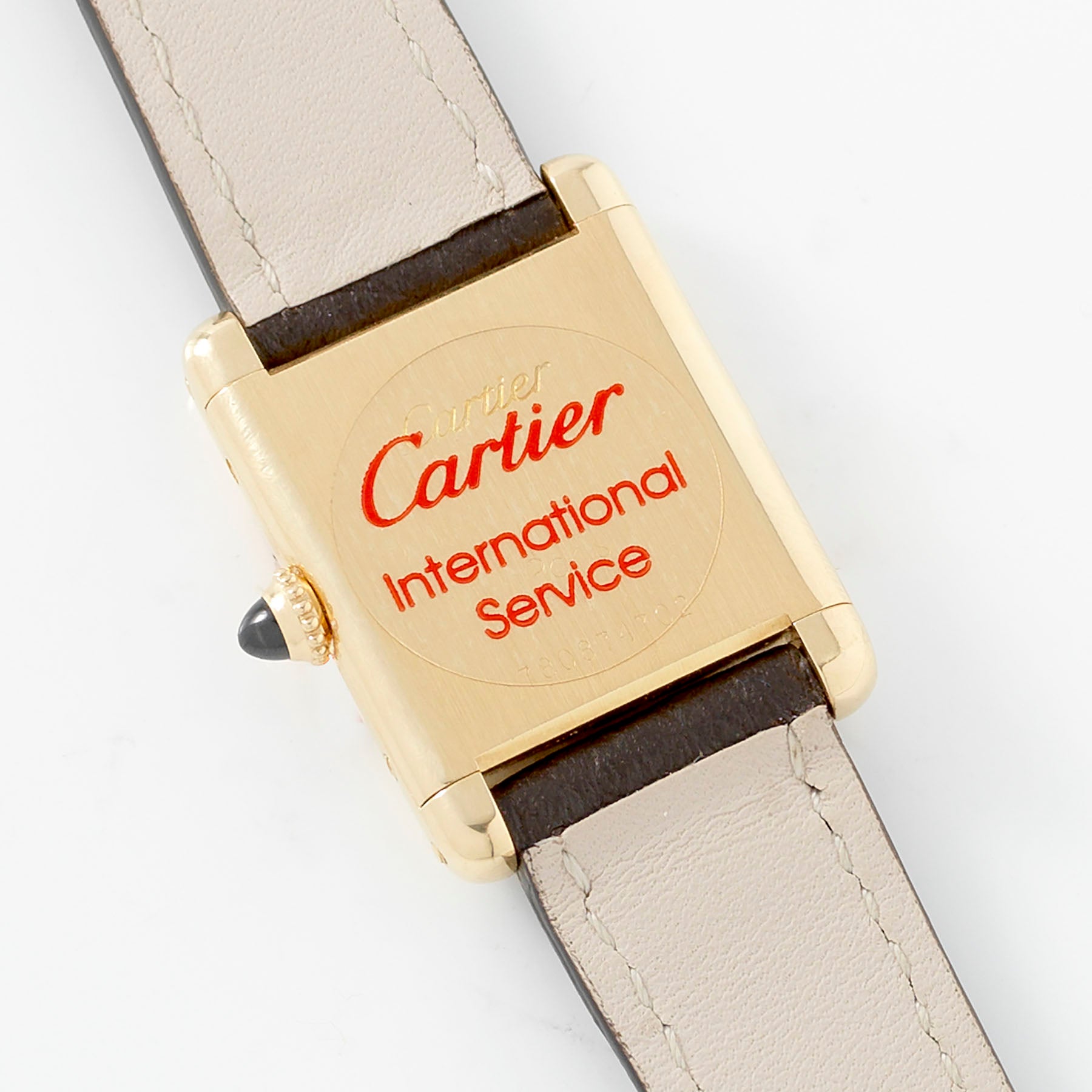 Cartier Tank Louis 18kt Yellow Gold Cartier Service Papers