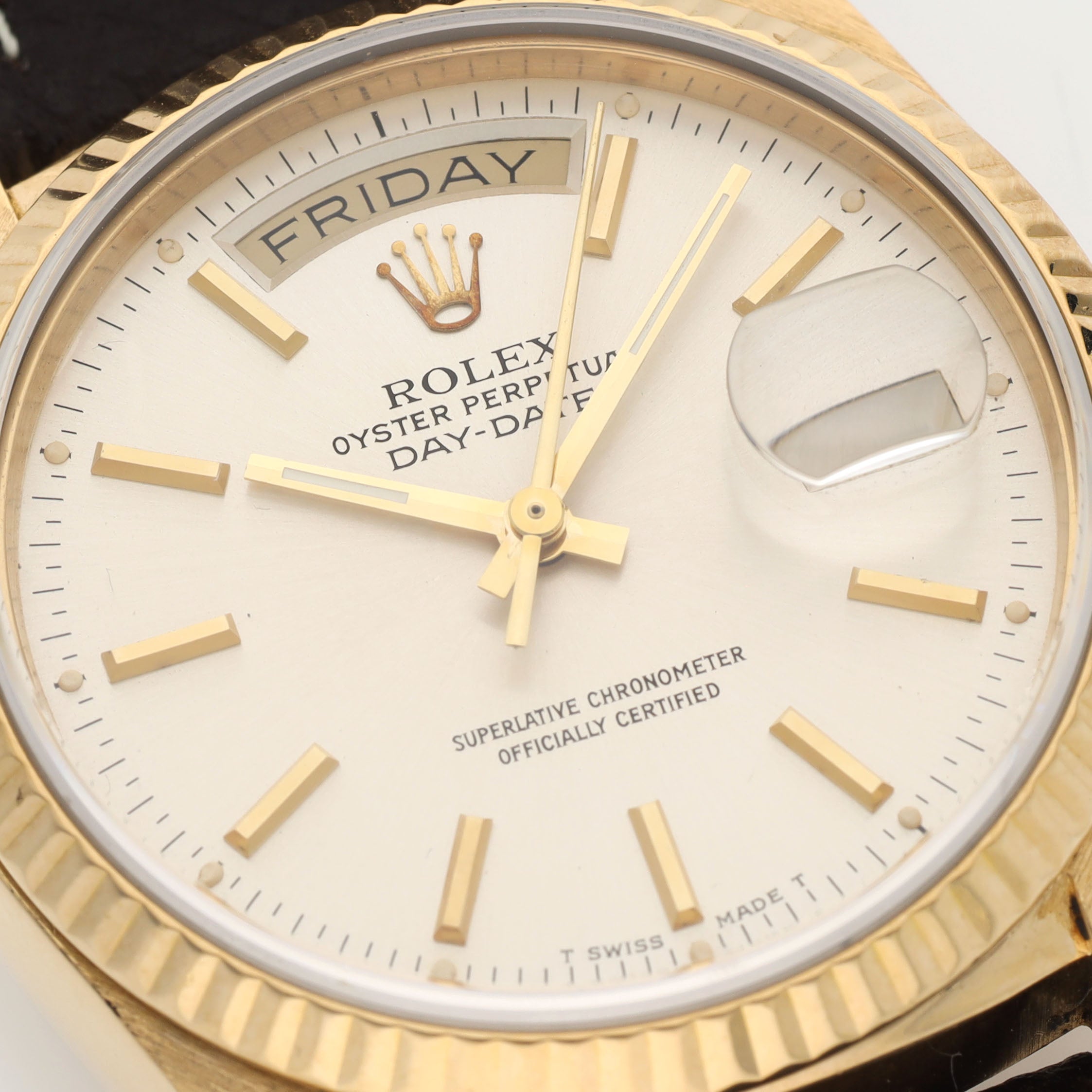 Rolex Day-Date 18238 Silver Dial 