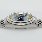 Rolex Datejust 1601 Rare Soleil Finish Black Dial