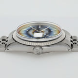 Rolex Datejust 1601 Rare Soleil Finish Black Dial