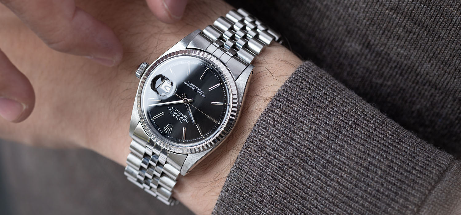 Rolex DateJust Black Dial - Shonzone.com