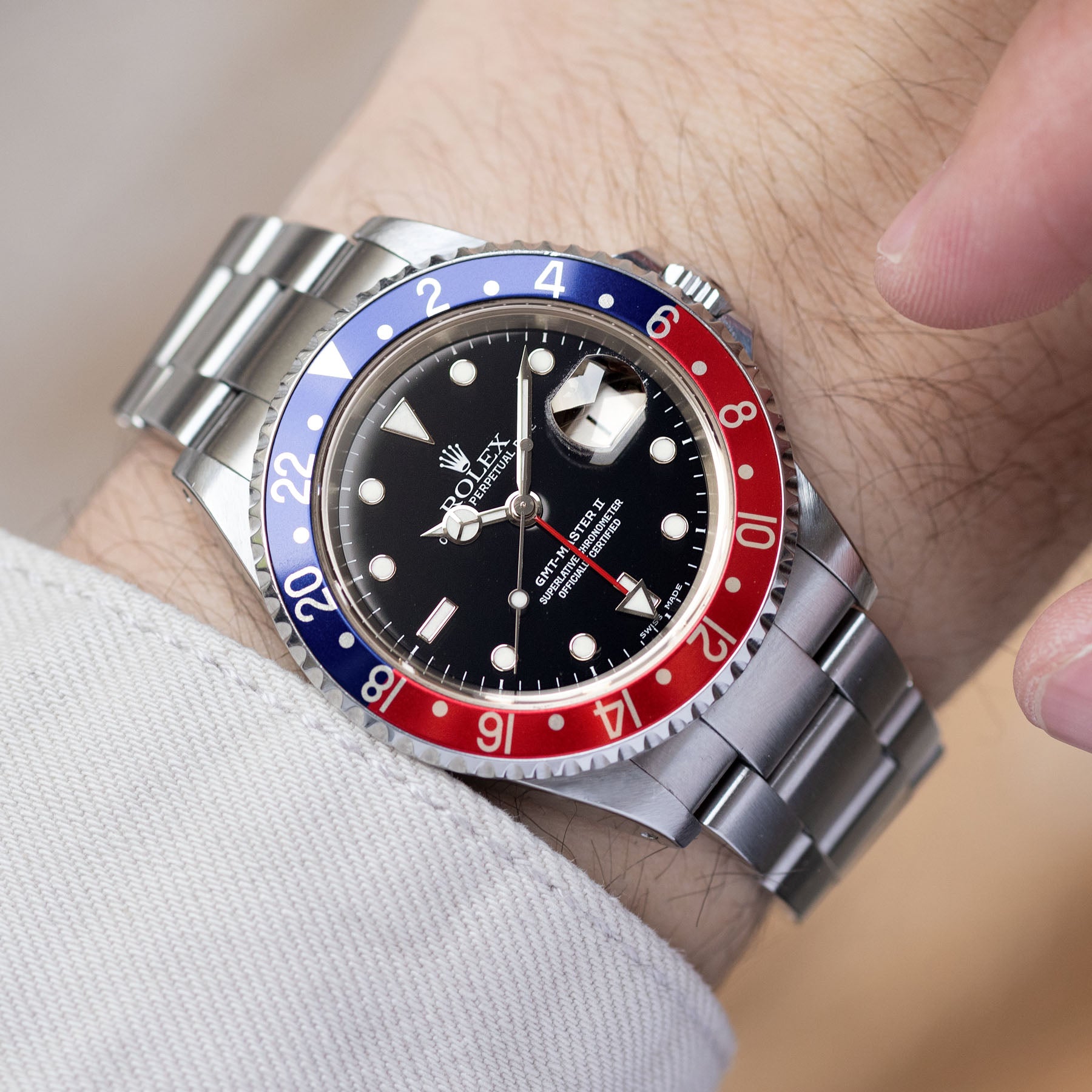 Rolex 16710 outlet pepsi